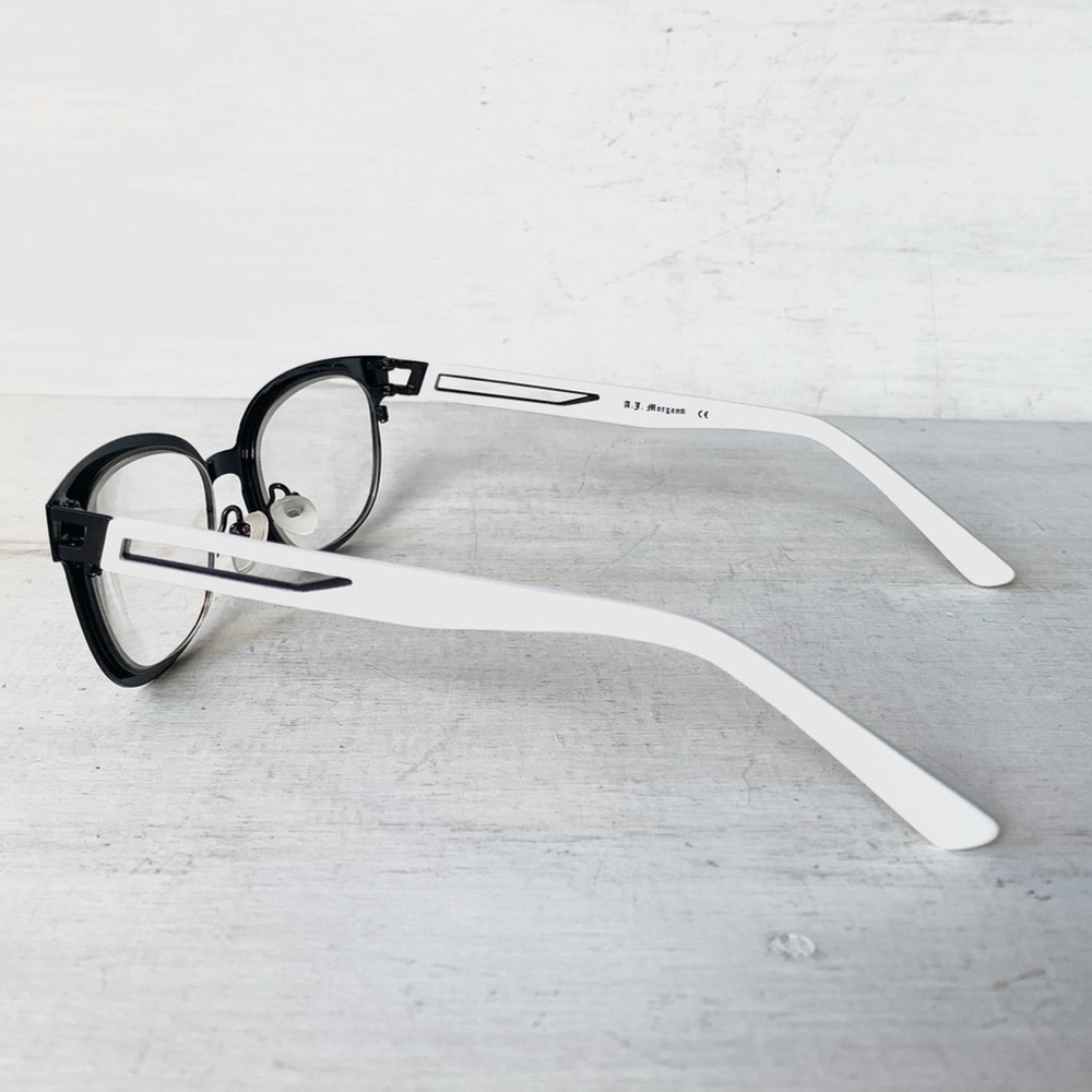 NEW +1.75 Horn Rimmed Reading Glasses Unisex Ladies Mens Metal Eyeglasses - Picture 9 of 13
